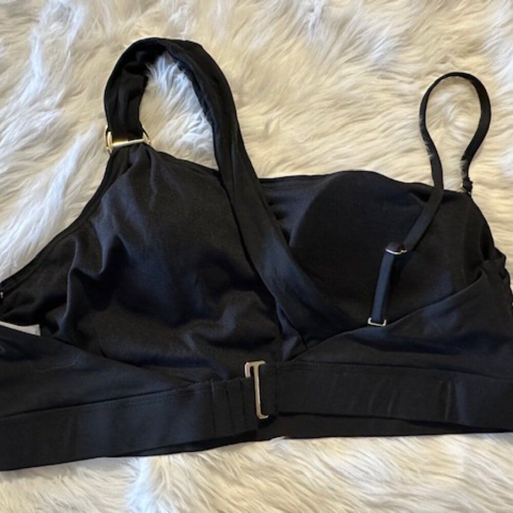 Black One Should Bikini Swimsuit Top    8144  NWT Boutique - Picture 4 of 10